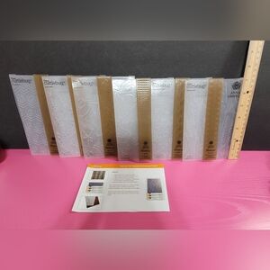 Anna Griffin Cuttlebug Summer Fall Seasonal Embossing Folders.  Set Of 6.